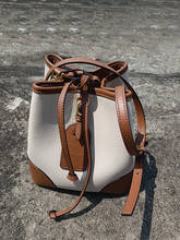 Bucket Bag 2021 New Tide Shoulder Fashion Designer Small  Handbags for Women's  Genuine Leather Cross Body Bag Luxury 2024 - buy cheap