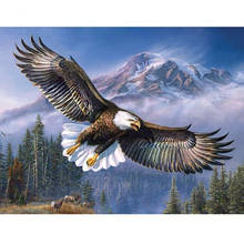 DIY Flying Eagle 5D Diamond Painting Cross Stitch Full Round Drill Embroidery Rhinestones Paintings Wall Art Home Decor 2024 - buy cheap