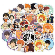 ¡500 unidades de Anime Haikyuu! Pegatina de dibujos animados de juguete para equipaje, portátil, monopatín, coche, bicicleta, Pegatinas de juguete, regalo 2024 - compra barato