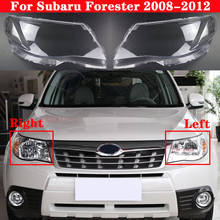 Для Subaru Forester 2008-2012 новая автомобильная лампа крышка фары крышка оболочки Прозрачный Абажур крышка фары стекло объектива 2024 - купить недорого