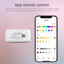 15A Tuya Zigbee 3.0 RGB+CCT LED Light Strip Controller Smart Home For Amazon Alexa Google Assistant  Xiaomi Xiaoai 2024 - buy cheap