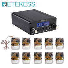 Retekess-transmisor inalámbrico de Radio FM TR508, receptor FM para traducción de reuniones de iglesia, 10 unidades, TR624 2024 - compra barato