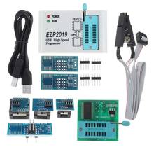 Programador USB SPI de alta velocidad EZP2019, compatible con Chips de la serie 24, 25 y 93, Chip Flash BIOS EEPROM 25 con 8 enchufes 2024 - compra barato