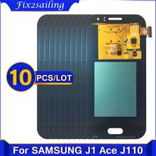 Pantalla LCD OLED ORIGINAL para móvil, montaje de digitalizador táctil para Samsung Galaxy J1 Ace J110 SM-J110F J110H, 10 unids/lote 2024 - compra barato