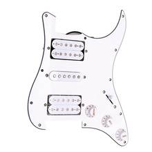Electric Guitar Pickguard Loaded Pickguard Pre-Wired Pickguard Pickups for Fender Stratocaster Electric Guitar 3Ply 2024 - buy cheap