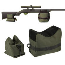 Outdoor Bike Front Rear Bag Support Rifle Sandbag Set Portable Sniper Hunting Tactical Gun Rest Target Stand CS Shooting Bag 2024 - buy cheap