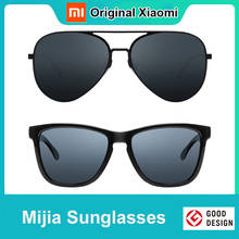 Xiaomi Mijia-gafas de sol cuadradas clásicas para hombre y mujer, lentes de sol cuadradas con protección UV sin tornillos para conducir, viajes al aire libre, 2020 2024 - compra barato