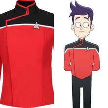 2020 Star cosplay Trek: Lower Decks Season 1-Men‘s Uniform Cosplay Costume Shirt Top Only men autumn uniform jacket coat clothes 2024 - buy cheap