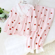 Fdfklak Pink Maternity Pijamas Winter Pregnancy Pajamas 2 Pieces New Autumn Cotton Nursing Sleepwear Warm Pregnant Pijama 2024 - buy cheap