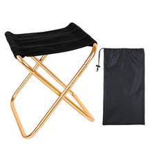 Outdoor Fishing Chair Stool Lightweight Portable Folding Camping Picnic Chair Aluminium Cloth Easy To Carry Outdoor Furniture 2024 - buy cheap