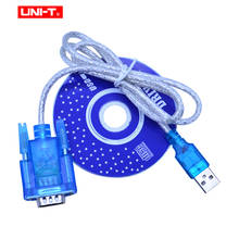 UNI-T ut61e multímetro digital rs232 para cabo usb com software cd cabo de transferência para ut61a ut61b ut61c ut61d ut61e 2024 - compre barato