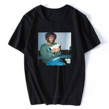 Camiseta lil uzi vert, camiseta gráfica simples e engraçada, estilo hiphop rapper, singer, llif3, luv is rage, quav, lil, uzi 2024 - compre barato
