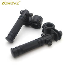 ZORBYZ  1" ~ 1-1/4" Highway Crash Bar Clamps Engine Guard Foot pegs Footpeg Mounts Kit For Harley Suzuki Honda Victory 2024 - buy cheap