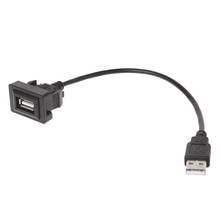 Cable de puerto USB 3.5AUX para coche, adaptador de enchufes, 12-24V, para Toyota Vios/Corolla 2024 - compra barato