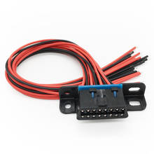 J1962F OBD2 16 OBD Pinos Fêmea Fio Cabo Conector com Cabos Completos 2024 - compre barato