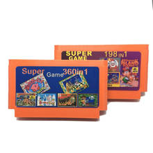 Hot Sale 2 piece Game Collection (360 in 1 + 198 in 1) 60 Pins Game Cartridge For 8 Bit Game Console 2024 - buy cheap