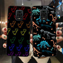 Funda de silicona negra de lujo para Xiaomi Mi 10T Lite 10 Ultra Redmi Note 9S 7 8 9 Pro 8T, funda de teléfono, carcasa de dinosaurio Linda estética 2024 - compra barato