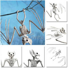 Creepy Spider Bat Mouse, escorpión, lagarto, huesos, adornos de Halloween, decoración de Halloween, Animal, esqueleto, accesorios para fiesta 2024 - compra barato