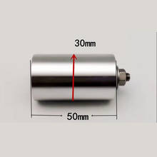 Aluminum Alloy50mm DIY Double Bearing Belt Sander Conveyor Driven Wheel No Ribs with 8mm Shaft Rod/Wrench Hand Tool 2024 - купить недорого