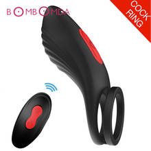 Cock Ring Male Vibrate Penis Cockring Vibrator Clitoris Stimulator Delay Ejaculation Penis Ring Adult Sex Toy For Men Sex Shops 2024 - buy cheap