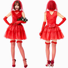 Red Ghost Bride Costume Cosplay Women Bloody Mary Halloween Ghost Princess Dress Clothing Halloween Costume For Adult Women 2024 - buy cheap