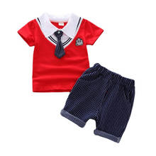 Bebê meninos roupas terno crianças agasalho crianças algodão camiseta shorts 2 pçs/sets novo verão da criança casual traje infantil roupas 2024 - compre barato