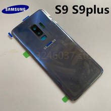 SAMSUNG-funda trasera para teléfono móvil SAMSUNG Galaxy S9 G960 G960F S9 plus G965 G965F, cubierta trasera para batería, con pegatina adhesiva, 100% 2024 - compra barato