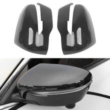 for Nissan X-trail xtrail 2014-2020 Side Mirror Cover DIY Rear review Carbon fiber Texture caps Mirrors Protective Cover 2 PCS 2024 - buy cheap