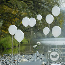 HOHOHO новый белый воздушный шар 5 "10" 12 "18" 36 "Романтические свадебные латексные воздушные шары детский день рождения надувные гелиевые шары 2024 - купить недорого