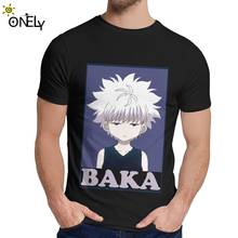 Camiseta de cuello redondo Hunter X Hunter Baka, Popular, Unisex, de algodón Natural, talla grande 2024 - compra barato