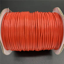 0.5mm 0.8mm 1mm 1.5mm 2mm Red Waxed Cotton Cord Rope Waxed Thread Cord String Strap Necklace Rope For Jewelry Making 2024 - buy cheap