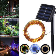 50/100/200 LEDs Outdoor LED Solar Lamp String Lights Fairy Holiday Wedding Garland Solar Garden Waterproof for Home Led Decor 5z 2024 - buy cheap