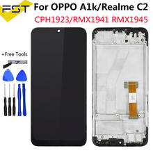 Pantalla LCD de 6,1 pulgadas para Oppo A1k CPH1923/Oppo Realme C2 RMX1941 RMX1945, montaje de digitalizador con pantalla táctil con marco y herramientas 2024 - compra barato