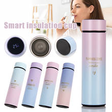 500ML Smart Thermos Water Bottle Led Digital Temperature Display Stainless Steel Coffee Thermal Mugs Intelligent Insulation Cups 2024 - buy cheap