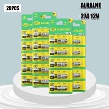 Batería alcalina seca 20 piezas 27A 12V 27AE 27MN A27 para timbre, alarma de coche, walkman, control remoto de coche, etc. 2024 - compra barato