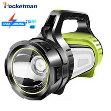 100w Powerful Rechargeable Searchlight Camping Spotlight Ultra-long Standby Torch with USB OUTPUT Lantern 2024 - buy cheap