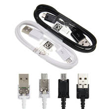 Cable Micro USB de sincronización de datos para teléfono móvil Android, adaptador de cargador para Samsung, HTC, LG, color blanco y negro, 1M, 5 pines, 10 unids/lote 2024 - compra barato