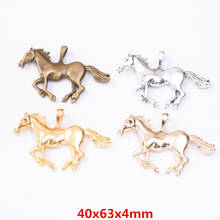 15 pieces of retro horse pendant zinc alloy pendant DIY European style jewelry making 7231 2024 - buy cheap