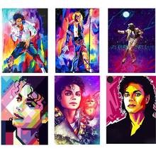 Man Diamond Painting Michael Jackson Cross Stitch Kits Full Diamond Embroidery Abstract Home Decoration Sewing Gift Craft 2024 - buy cheap