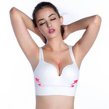 New Outdoor Women Girl's Shockproof Sports Bras Racerback Bra Seamless Wireless Underwear Bra Full Coverage Bra tops 2024 - buy cheap