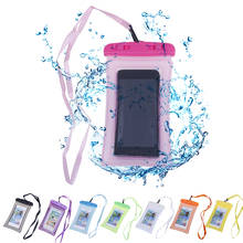 Capa universal de smartphone à prova d'água, saco subaquático para celular transparente com pvc selado 2024 - compre barato
