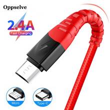 2.4A USB Type C Cable Micro USB Wire Fast Charging Mobile Phone Android Charger Type-C Data Cord For Huawei P40 P30 Xiaomi Redmi 2024 - buy cheap