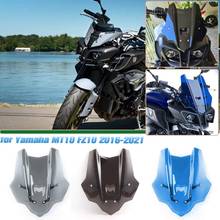 Farol de motocicleta mt 10 fz10, para-brisa superior esportivo para yamaha fz mt 10 2016 2017 2018 2019 2020 2024 - compre barato