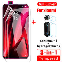 3in1 camera lens film Hydrogel Film For Xiaomi Redmi Mi9 SE Mi10 Mi 9T 10 Lite Pro Soft Screen Protector For Xiaomi Note 10 Lite 2024 - buy cheap