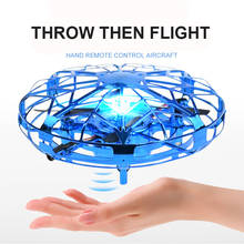 UFO Drone Mini Quadcopter Toys Led Flying Ball Infraed Hand Sensing Aircraft Electronic Model  Small RC Drone Toys for Children 2024 - buy cheap