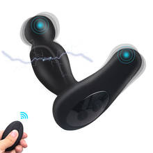 Remote Control Electric Shock Prostate Massager Anal Butt Plug G Spot Vibrating Dildo Vibrator Adult Sex Toys for Men Women 2024 - buy cheap