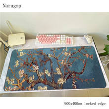 van gogh mouse pad gamer 90x40cm gaming mousepad cheapest notbook desk mat large padmouse games pc gamer mats gamepad 2024 - купить недорого