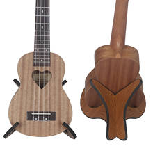 Soporte de madera para ukelele, instrumento de cuerda desmontable, portátil, Material de tilo para guitarra 2024 - compra barato