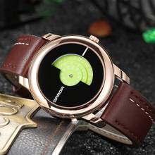 Sanda relógio de pulso de couro genuíno masculino, relógio de quartzo de marca luxuoso com pulseira de couro genuíno, relógio militar à prova d'água de 30m, 2021 2024 - compre barato