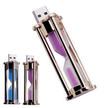 Creativity Beautiful Hourglass USB 2.0 4GB 8GB 16GB 32GB 64GB Pen Drive 128GB  Memory creative usb flash drive gift usb stick 2024 - buy cheap